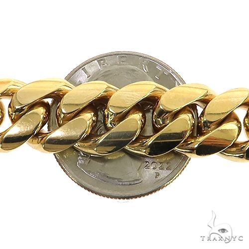 Miami Cuban Chain 14k Yellow Gold 34 Inches 12mm 46535: buy