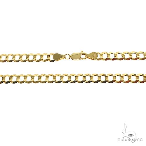 Mens 14k Solid Yellow Gold Cuban/curb Chain 20 Inches 5.7mm 47116