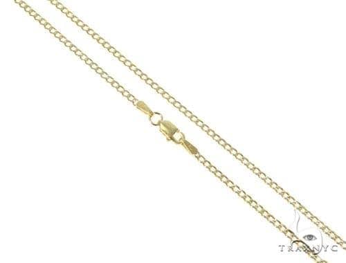 Solid 14k Gold Curb Chain - store 16 Inches