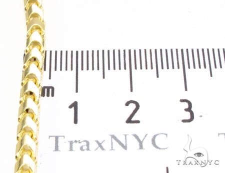 Mens 14k Solid Yellow Gold Franco Chain 32 Inches 3.8mm 47788