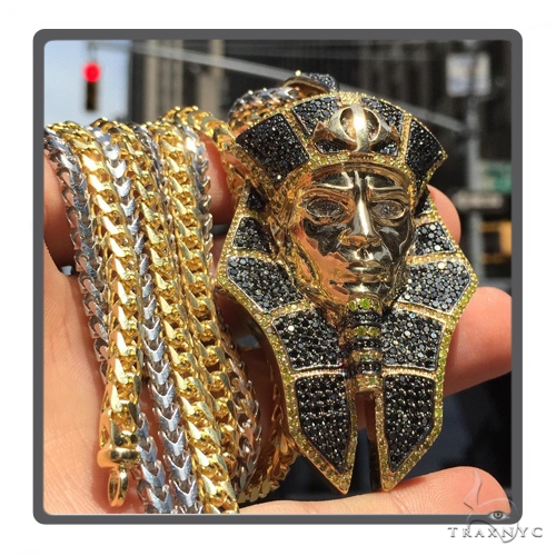 Iced out pharaoh on sale pendant