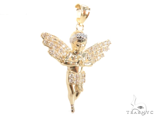 Angel hotsell pendant with rope chain