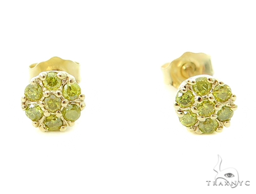 Canary Flower Earrings 5348