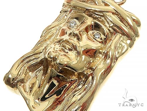 TeLさん専用Grow Arownd購入10k Jesus piece YG 10K YELLOW GOLD JESUS HEAD PENDANT #128 | Category