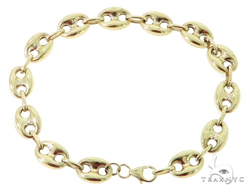 10K Yellow Gold Gucci Link Bracelet 56834