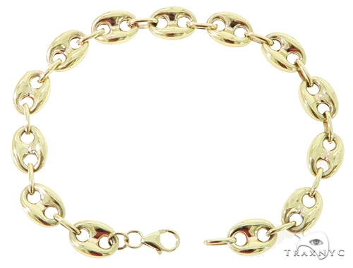 10K Yellow Gold Gucci Link Bracelet 56834