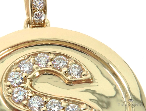 14K YG Custom Made Initial Letter 'S' Pendant 57668: buy
