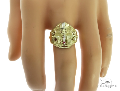 10K Gold Pharaoh Ring 58448: buy online in NYC. Best price