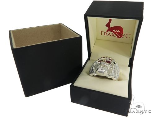 ☆DIESEL☆ skull ring DX1579040 Women's Stainless Steel Skull Ring | Black | Diesel