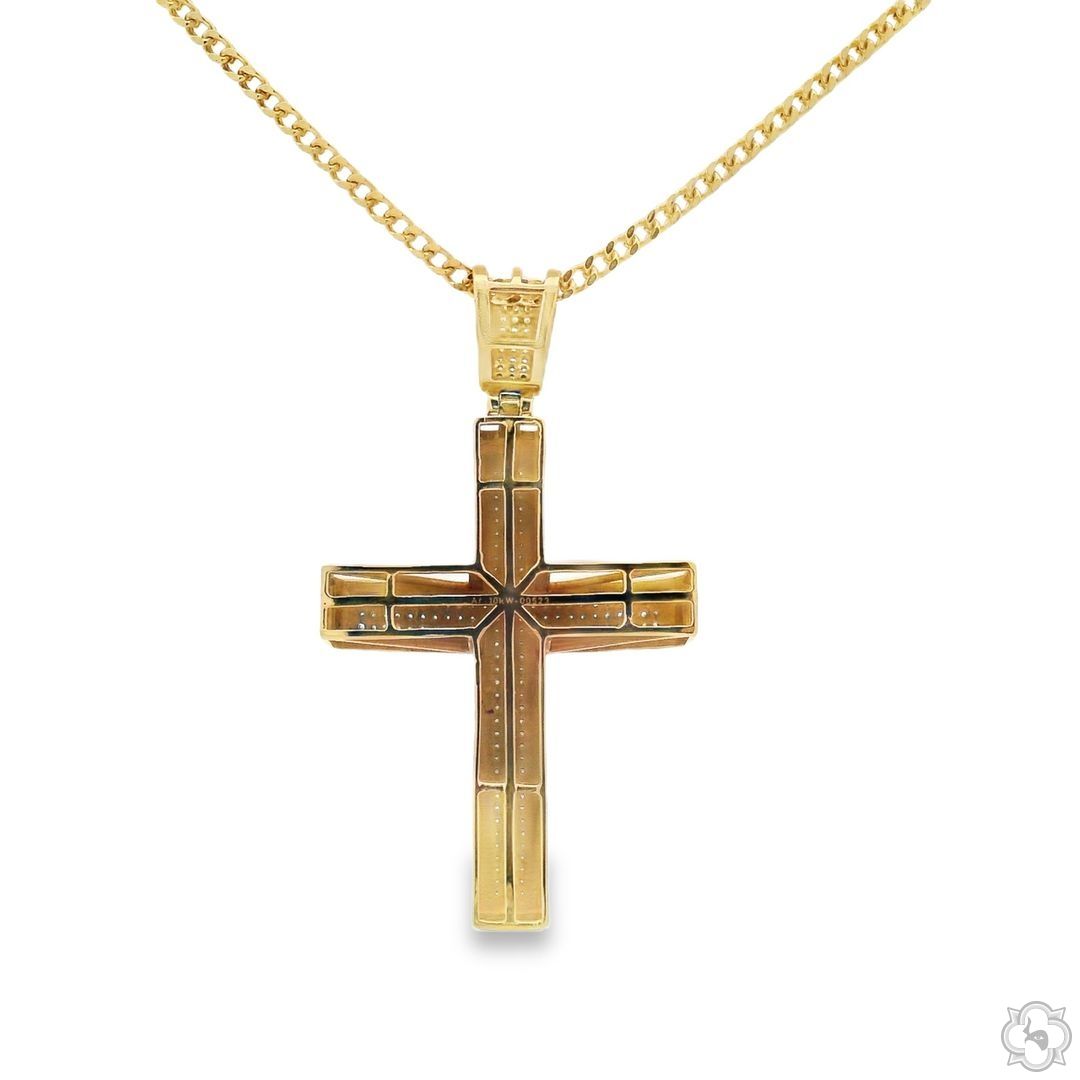 Mens cross necklace gift fashion set