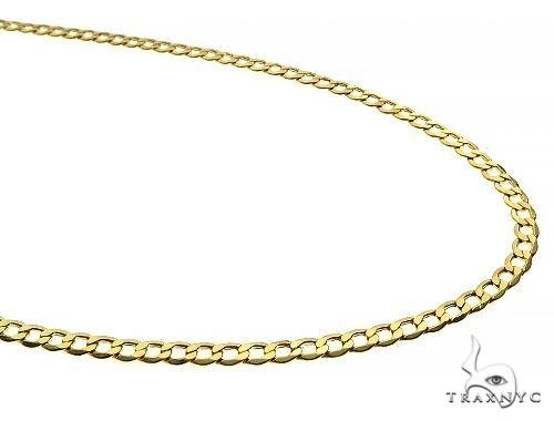 Mens 14K Solid Yellow Gold Cuban/curb Chain 26 Inches 4.7mm 47292