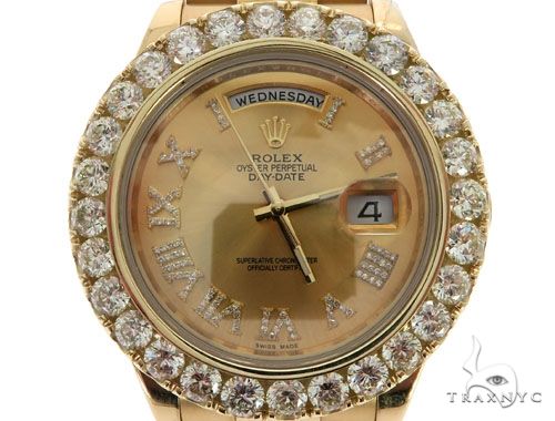 Day Date II Oyster Perpetual Diamond Rolex Watch 61854 buy online