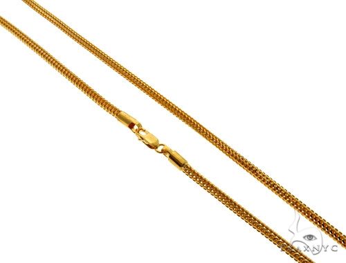 22K Yellow Gold Franco Link Chain 22 Inches 62508