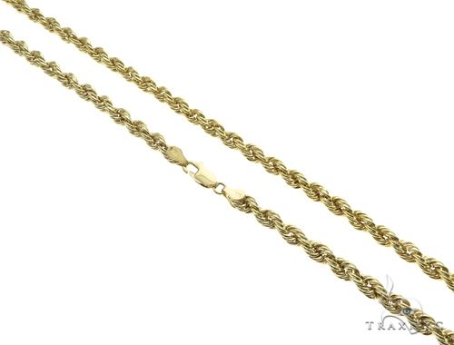 10k Yellow Gold 10 Inch Necklace Chain 10K Yellow Gold Hollow