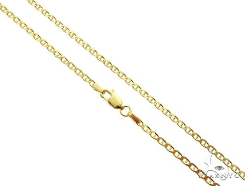 10K Yellow Gold Mariner Link Chain 20 Inches 2.3mm 63840
