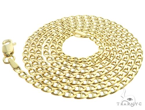 10K Yellow Gold Mariner Link Chain 20 Inches 2.3mm 63840