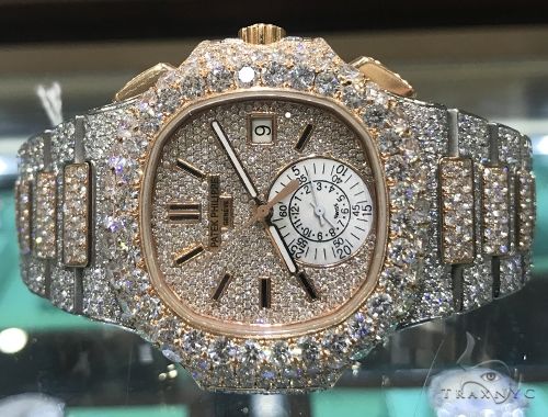 Fully iced patek store philippe