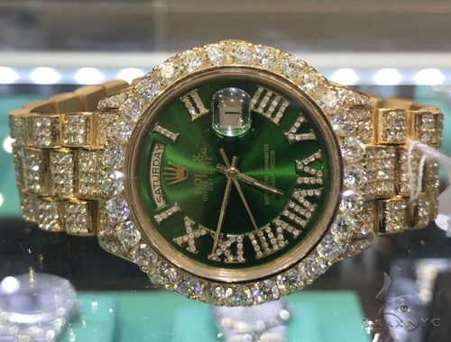 Gold diamond watches clearance for sale