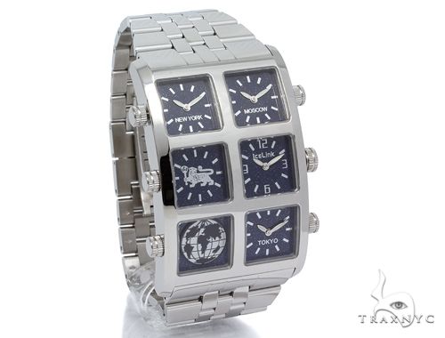 IceLink Luna 6TZ Mens Stainless Steel Watch 63976 buy online in