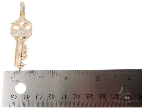 Custom Tokyo Skyline Key Diamond Pendant 64015