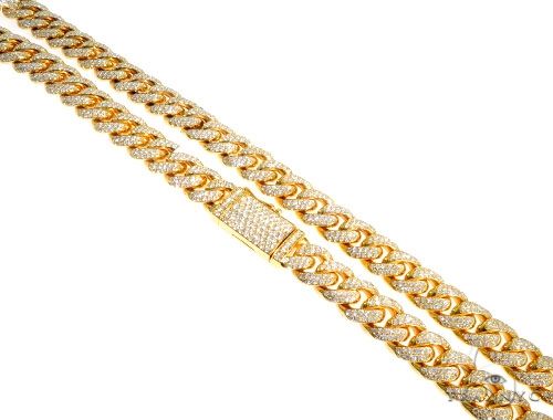 Iced gold Miami Cuban shops link chain 20