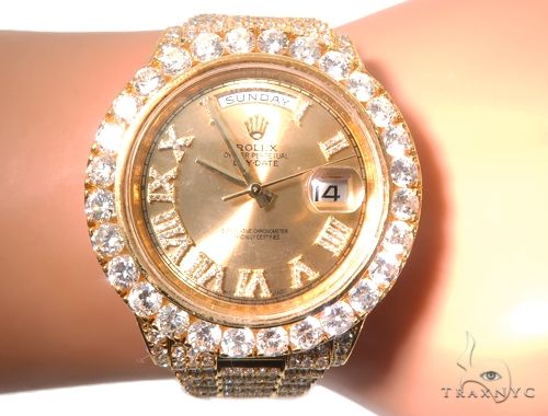 Big on sale diamond rolex