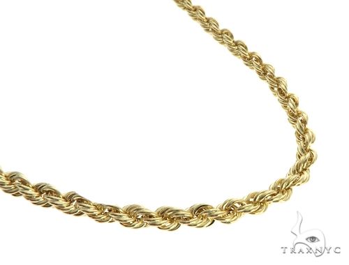 14k gold rope chain store 22 inch 3mm