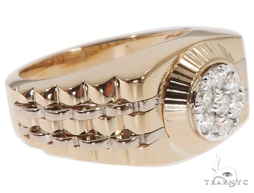 Diamond Mens Ring Emerald Cut 1 Carat Real Lab Created 14K Yellow Gold Size  9 10 | eBay