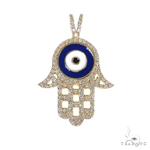 Evil eye pendant 14k on sale gold