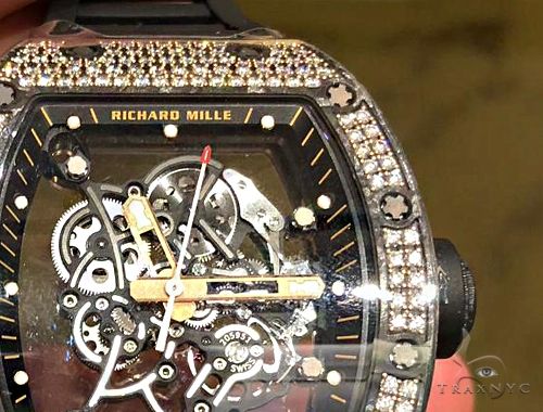 Richard Mille RM055 Bubba Watson Carbon TPT 200 Med Diamonds