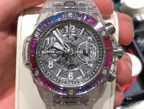 Hublot big bang 2024 unico sapphire rainbow