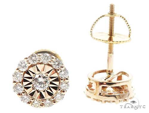 14k Gold Diamond Stud Earrings 64822: buy online in NYC