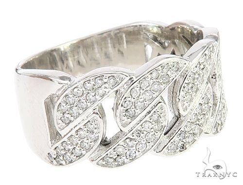 0.75CT Diamond Miami Cuban Link Ring – Justin's Jewelers