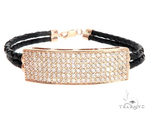 Mens rose gold tennis on sale bracelet