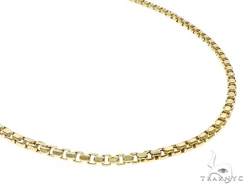 10K Yellow Gold Hollow Box Link Chain 24 Inches 3mm 65291: buy online in  NYC. Best price at TRAXNYC.