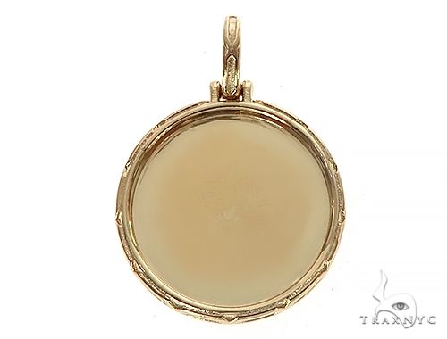 14k Yellow Gold Circle 2024 Pendant