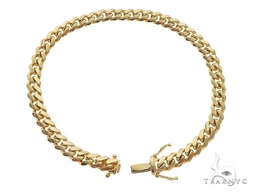 Men's & Women's 14K Yellow Gold Cuban Link Bracelet 6 mm 8 Inches long – My  Elite Jeweler