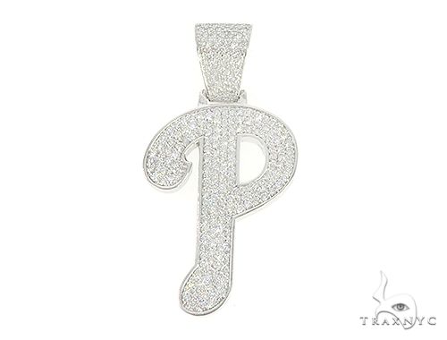 Diamond fashion p pendant