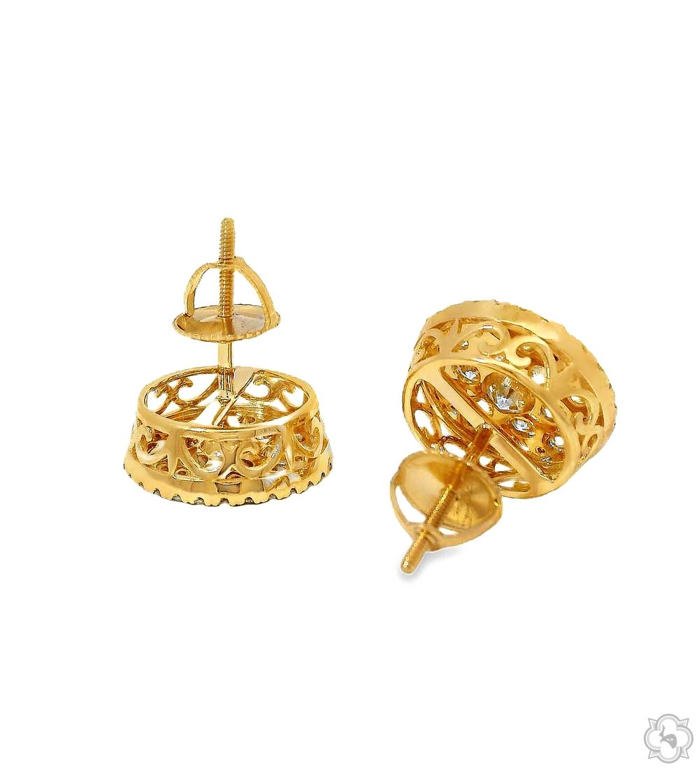 TRAX NYC 14Kゴールド ダイヤモンド ピアスセット　8mm TRAX NYC 14Kゴールド ダイヤモンド ピアスセット 8mm TRAX NYC