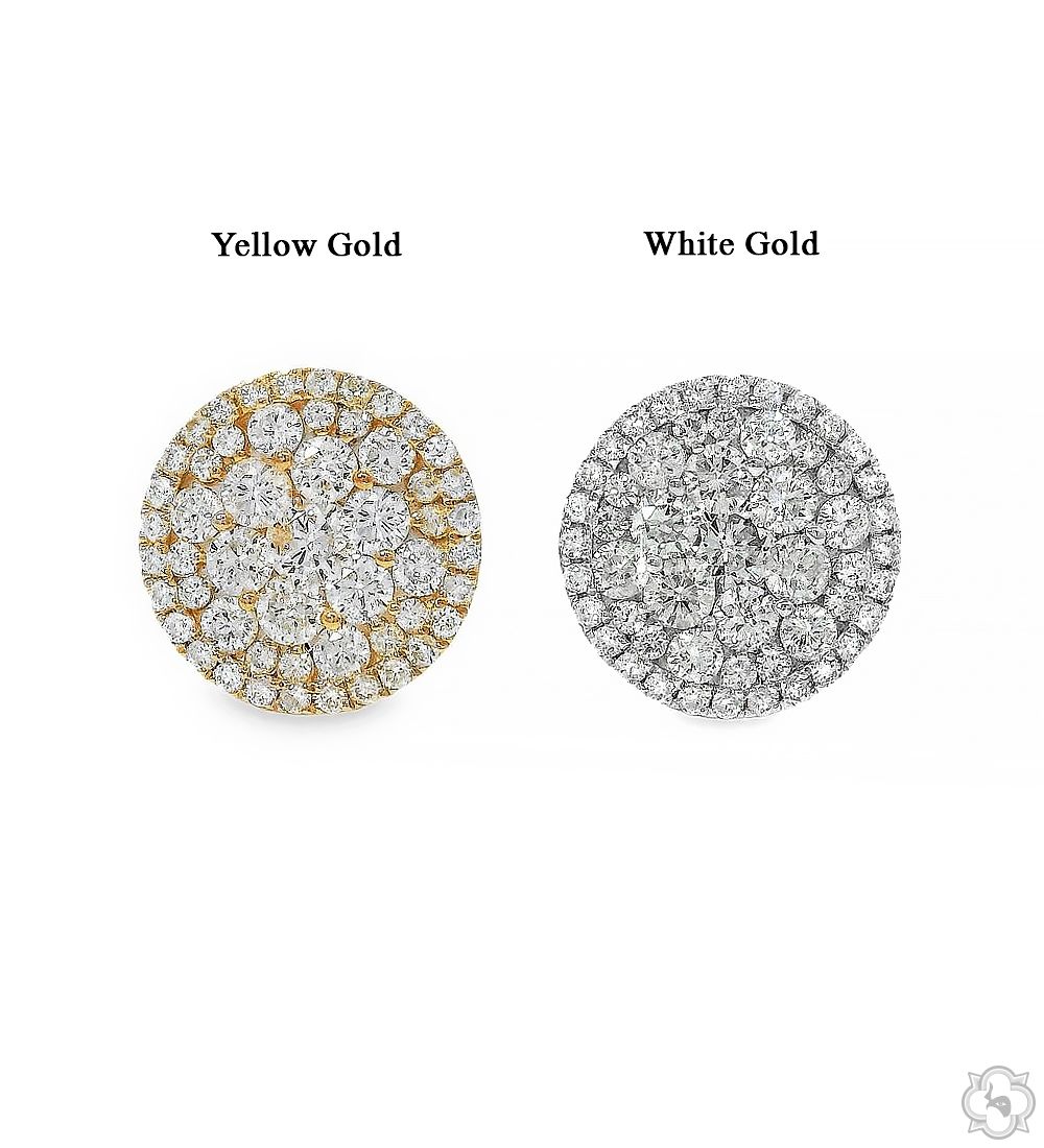 TRAX NYC 14Kゴールド ダイヤモンド ピアスセット　8mm TRAX NYC 14Kゴールド ダイヤモンド ピアスセット 8mm TRAX NYC 14K