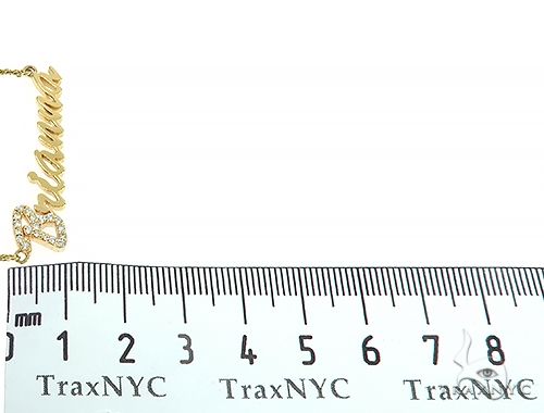 14K Yellow Gold Brianna Dimond Name Pendant 65822: buy online in - Main Image