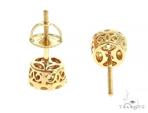 14K Gold Cluster Stud Earrings 65857: buy online in NYC