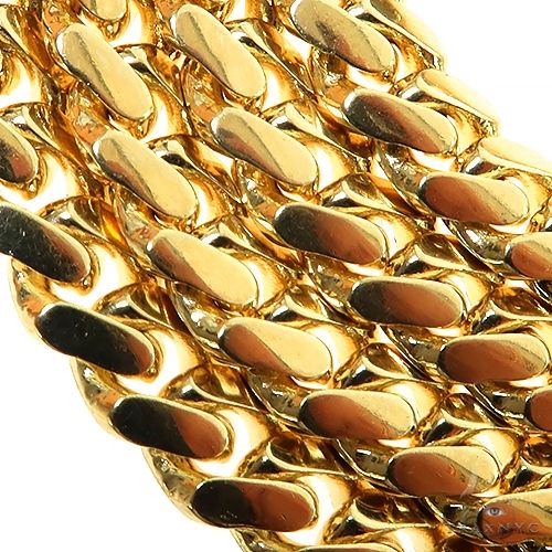 Gold Cuban Link Chain: high quality 6mm