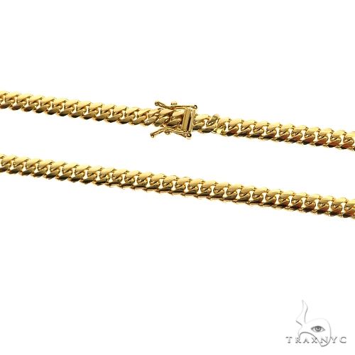 HOT 5mm Miami Cuban Chain Solid Gold 5mm Miami Cuban Link