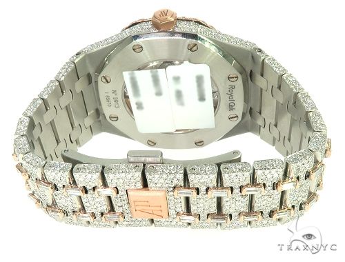 AUDEMARS PIGUET MENS DIAMOND WATCH FULLY ICED OUT ROYAL OAK 65945 buy online in NYC. Best price at TRAXNYC