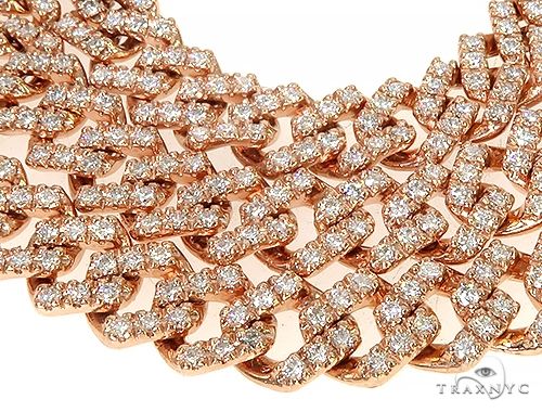 24.33 CT. T.W. Diamond Cuban Link Necklace In 14K Gold