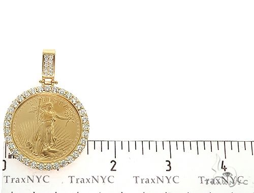 US Mint American Liberty 1oz Gold Coin With 18K Diamond Bezel 