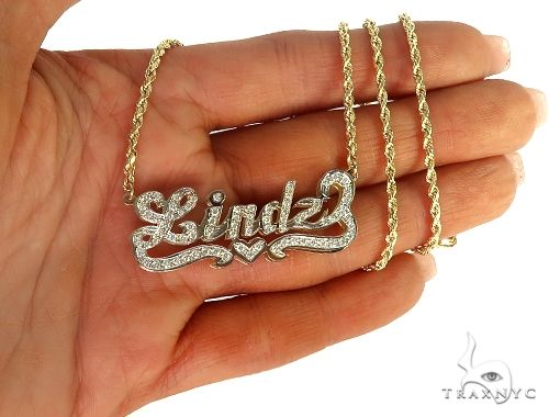 Women's Custom Name Pendants: buy online in New York at TRAXNYC - shop in NY