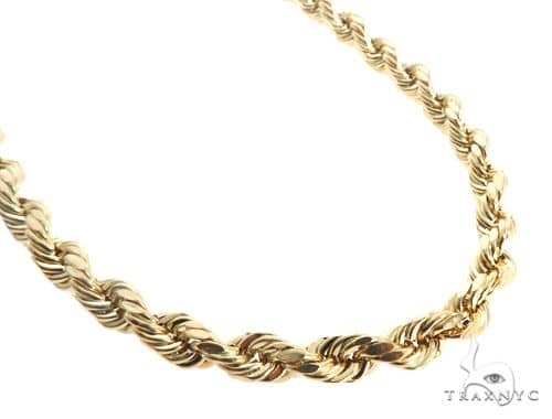 REAL 10k Yellow Gold Rope Chain 10mm 30 Men's thick necklace 10kt dia –  Globalwatches10
