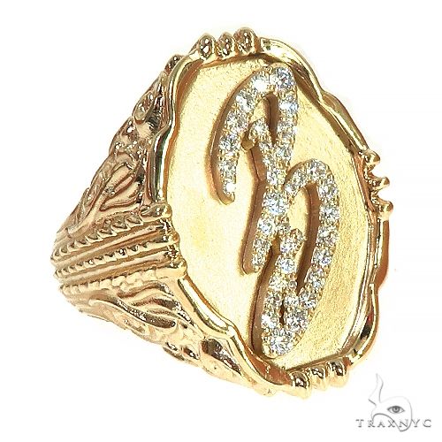 Twist Shank Custom Fingerprint Bezel Set Diamond Ring | LONITÉ - Official US